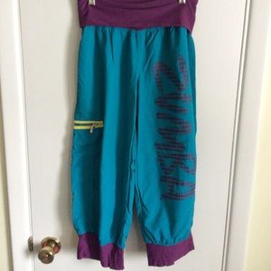 Retro Zumba Wear capri’s